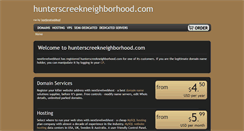 Desktop Screenshot of hunterscreekneighborhood.com