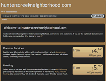 Tablet Screenshot of hunterscreekneighborhood.com